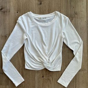Aritzia Wilfred Free Front Knot Sweater XXS